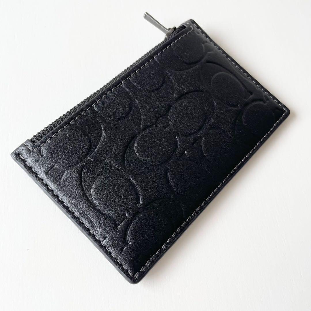 【新品】COACH メンズ ジップ カード ケース  財布の代わりに❤︎