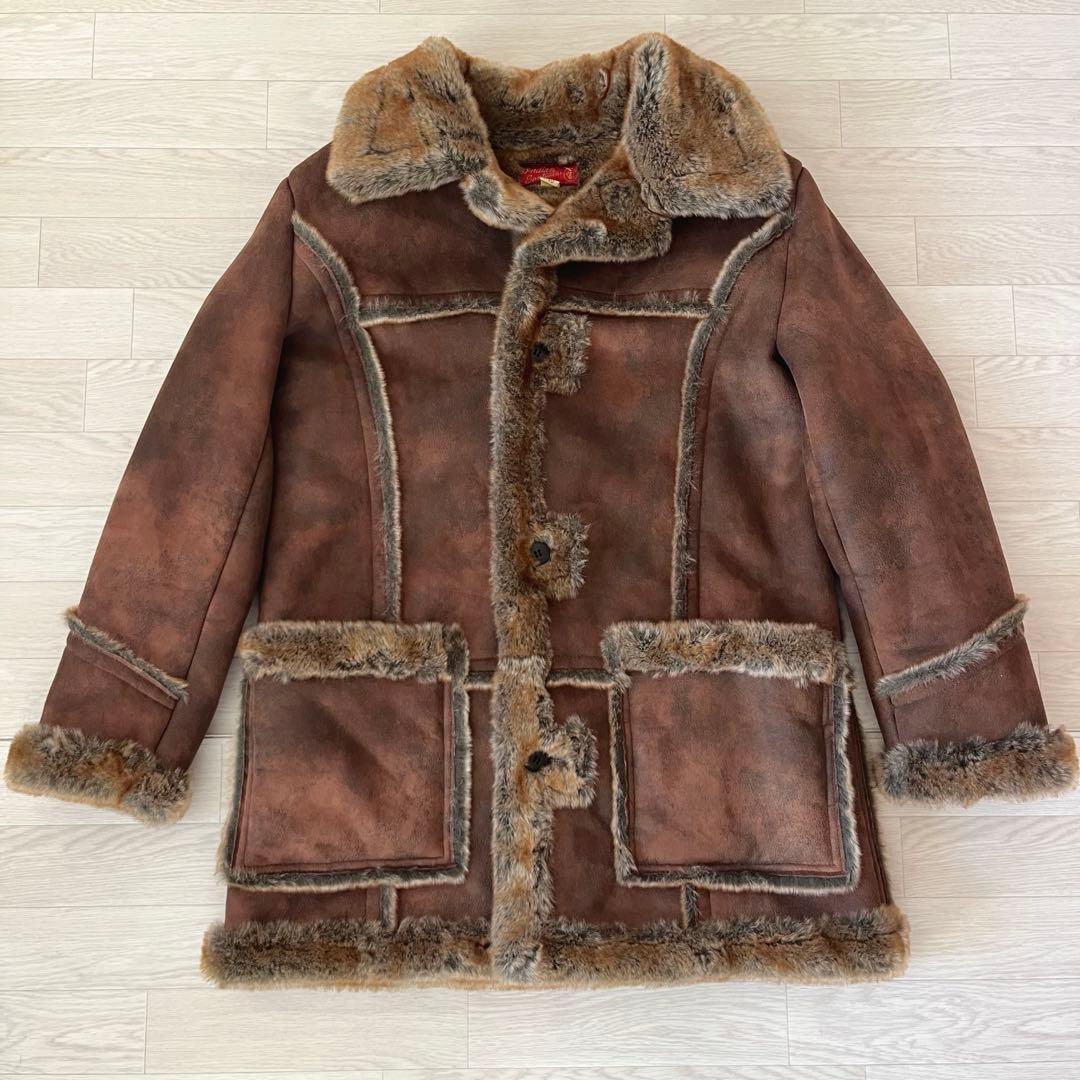 INDIAN MOTORCYCLE 4B フェイクムートンコート 40 Lサイズ