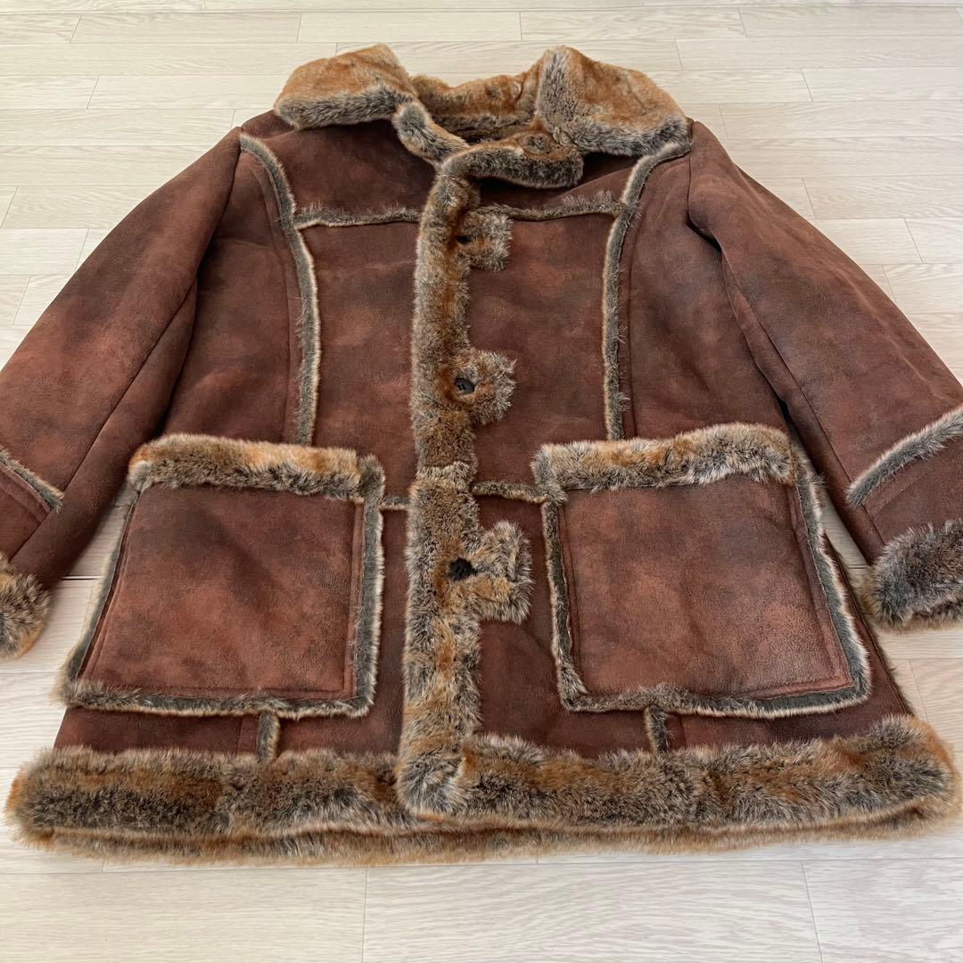 INDIAN MOTORCYCLE 4B フェイクムートンコート 40 Lサイズ