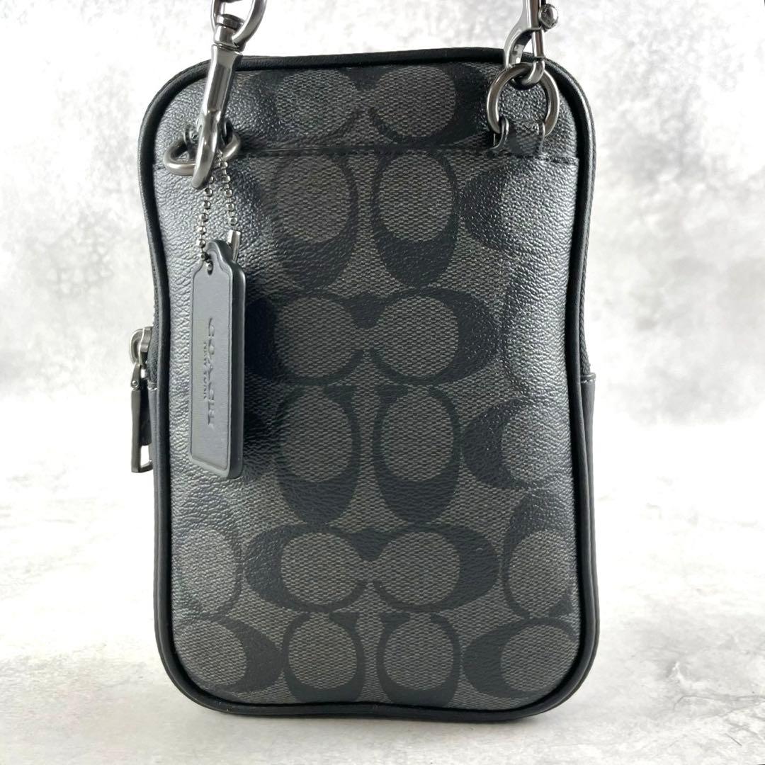 美品コーチCOACHショルダーバッグ エイデン クロスボディPVCレザー