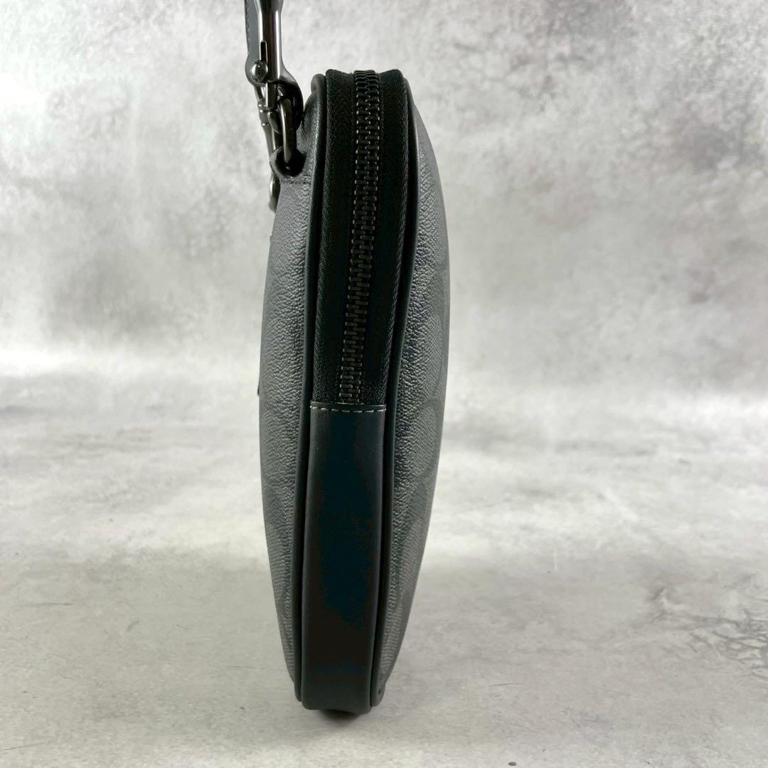 美品コーチCOACHショルダーバッグ エイデン クロスボディPVCレザー