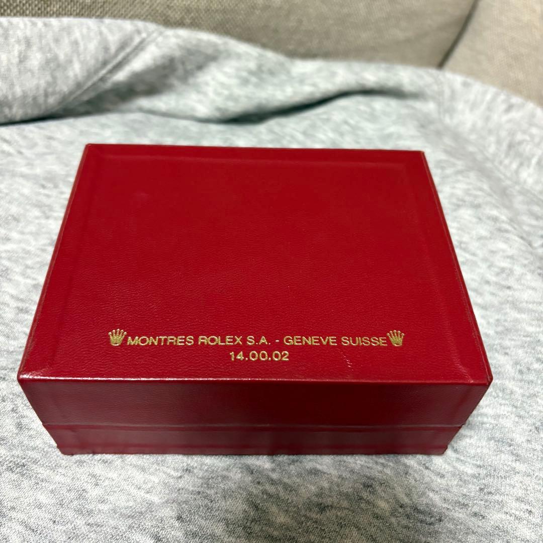 ROLEX 赤いレザーケース 外箱付き