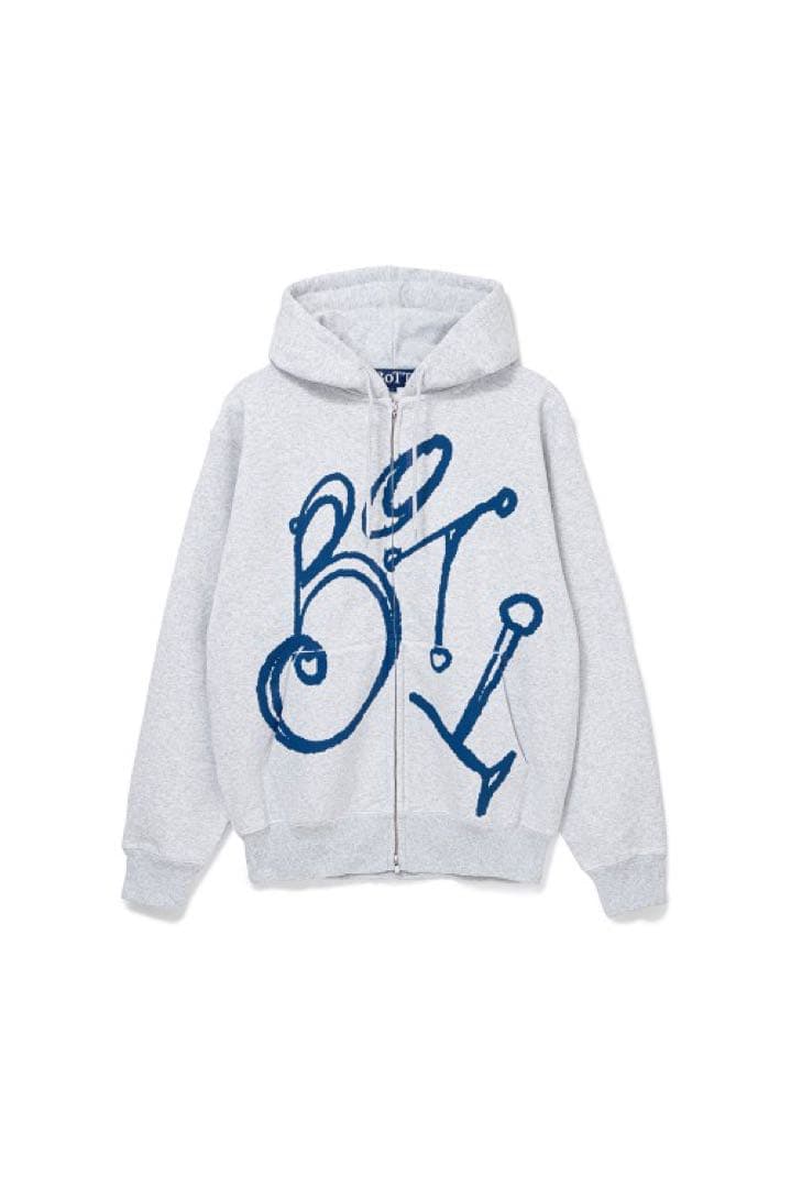BoTT COCO ZIP HOODIE ASH Mサイズ