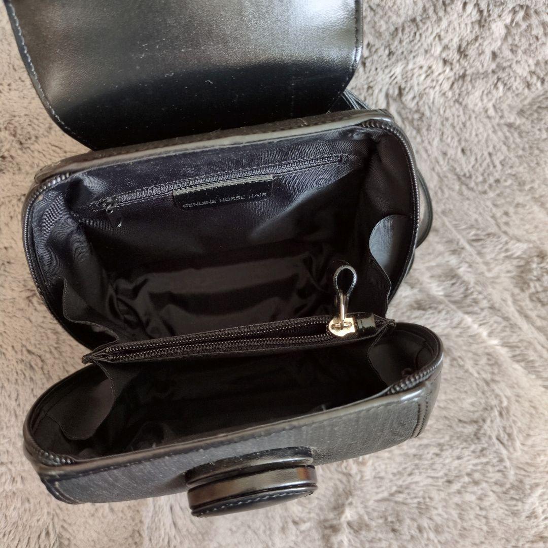 馬毛✨GENUINE HORSE HAIR レザー ターンロック リュック