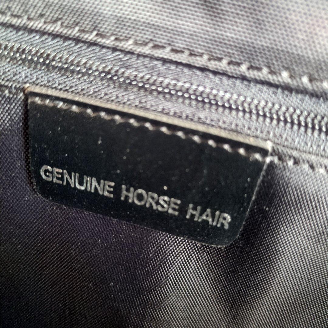 馬毛✨GENUINE HORSE HAIR レザー ターンロック リュック