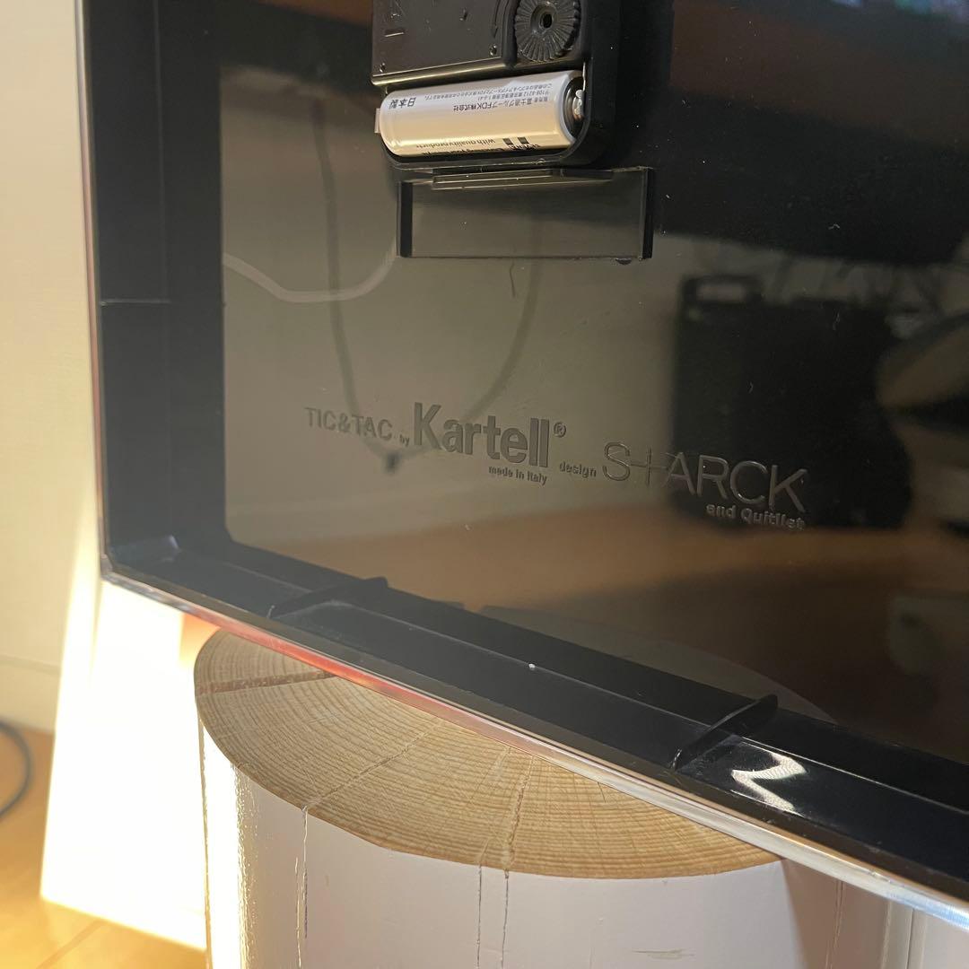 【正規品・極美品】Kartellカルテル/ティックタックTIC&TAC/クローム