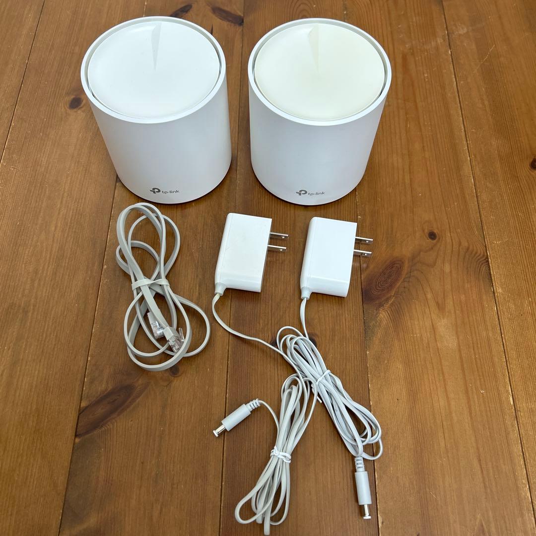 TP-Link Deco X20 Wi-Fi 6 2台セット　メッシュルーター