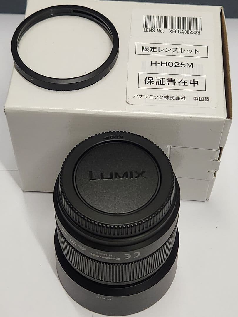 Panasonic　LUMIX　G25 mm/F1.7ASPH.　ブラック