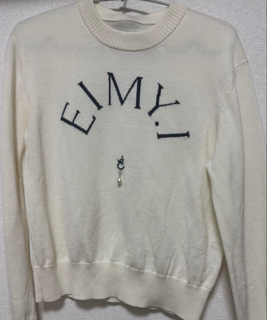 eimy istoire EIMYニットプルオーバー ホワイト