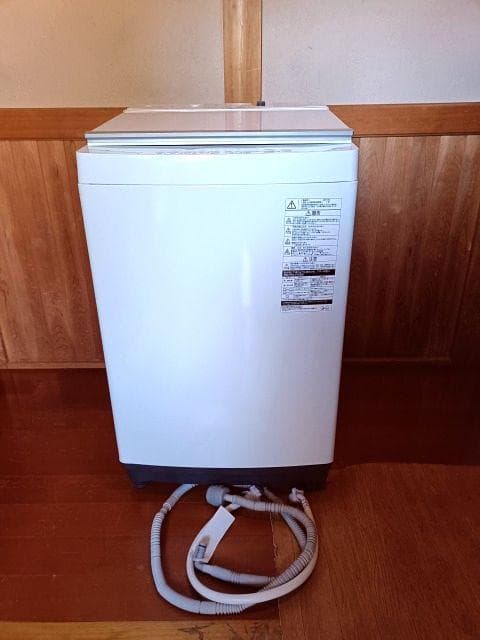 TOSHIBA ガラストップ 全自動洗濯機 AW-10M7 10kg 2019年