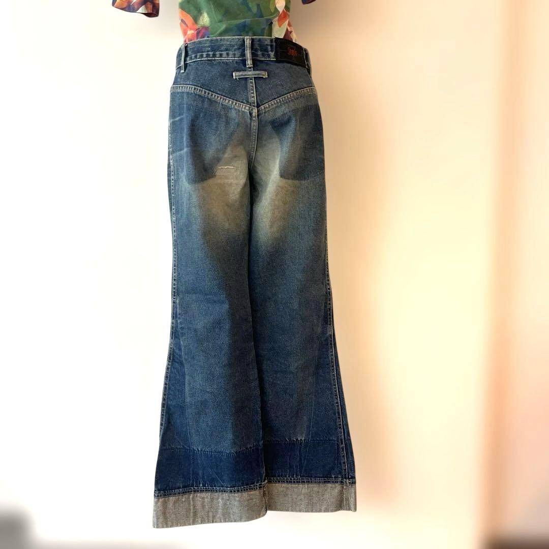 s*a様 Jean Paul Gaultier M デニム フレアシェイプ　アー