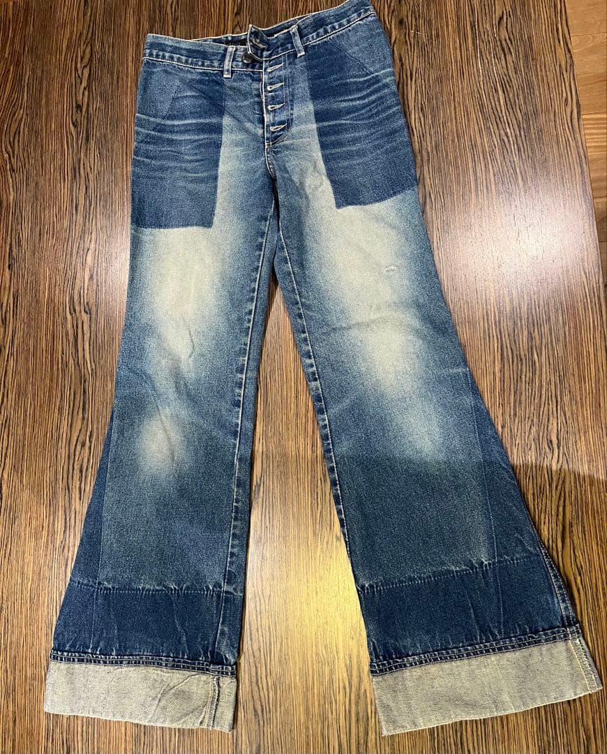 s*a様 Jean Paul Gaultier M デニム フレアシェイプ　アー