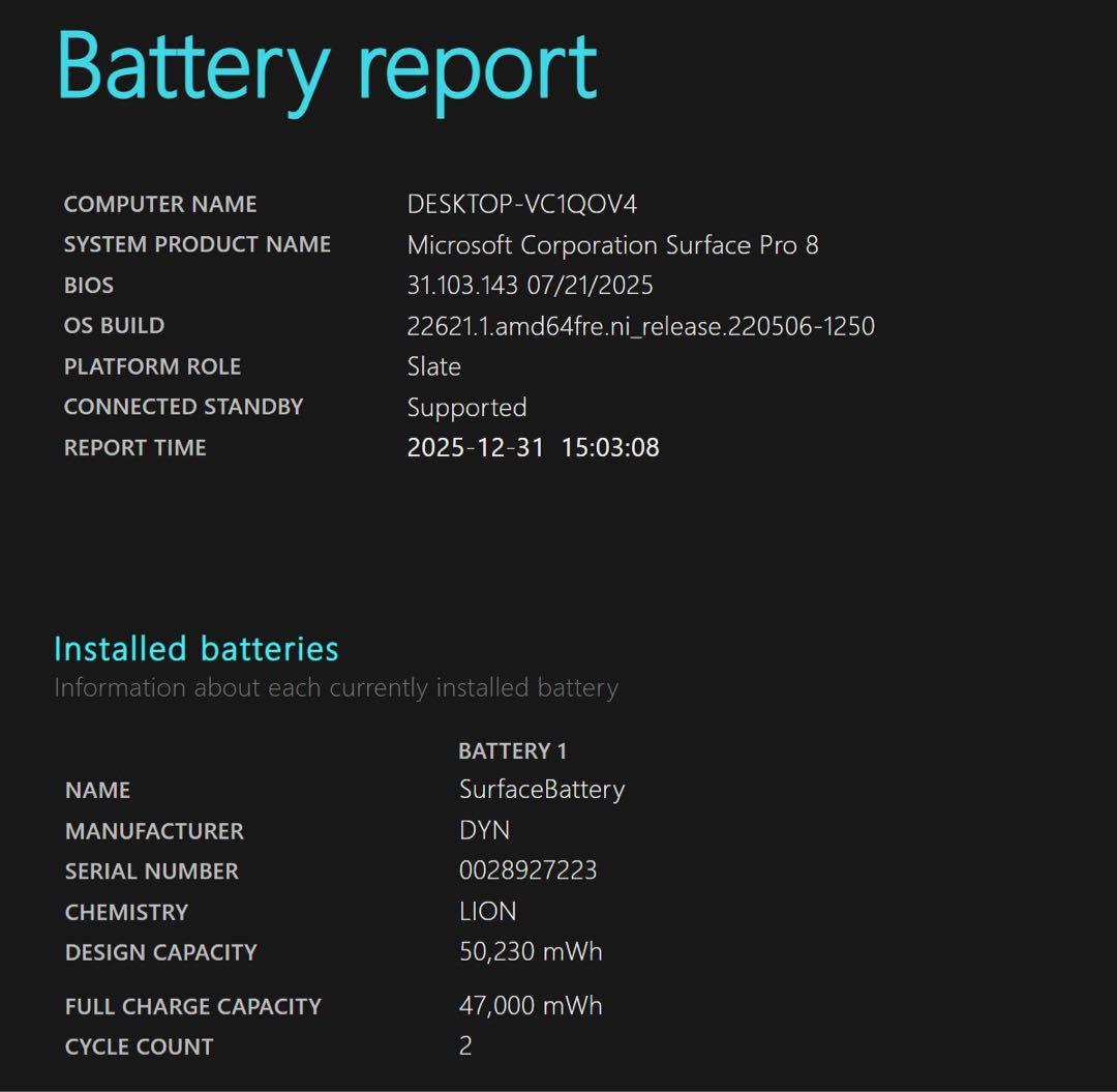 Surface Pro8 Core i5-1145G7/8GB/256GB ペン