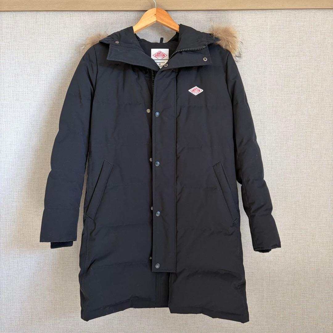DANTON 黒 ダウンジャケット 38