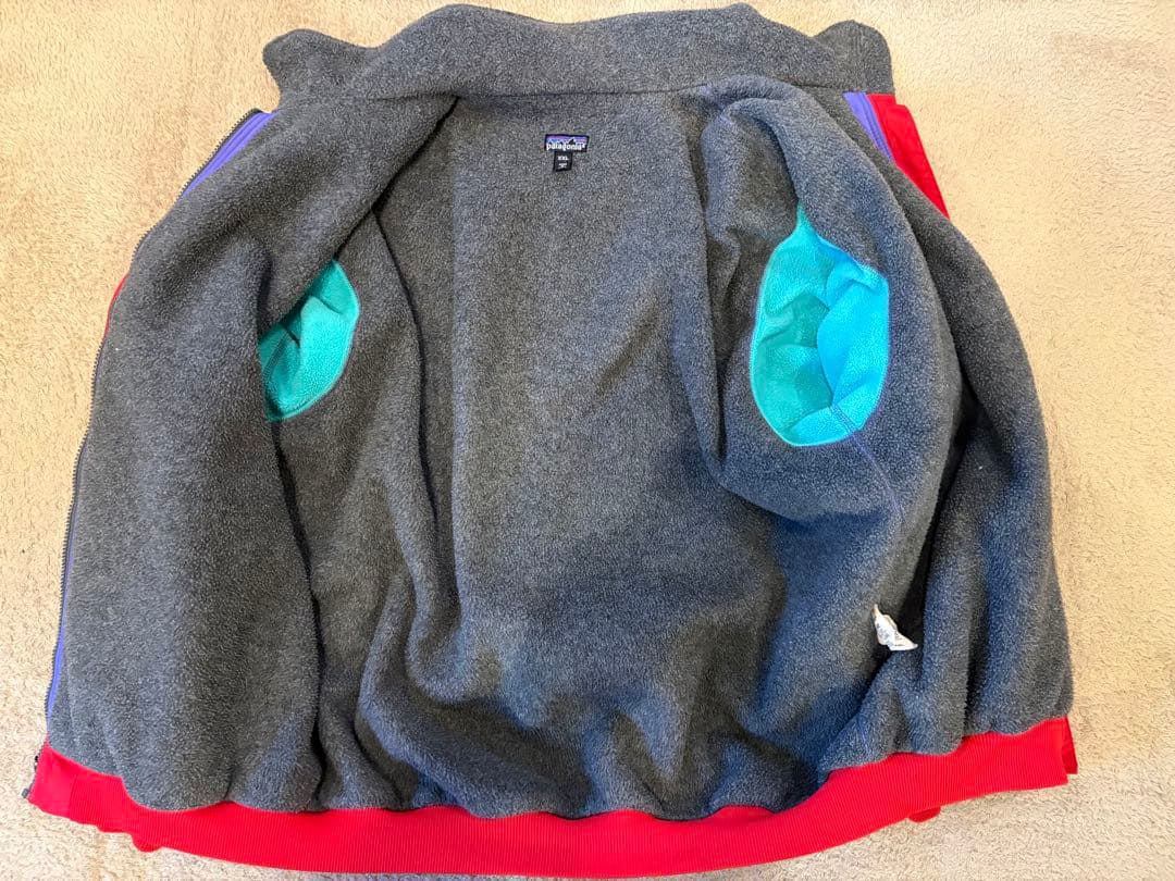 【90s USA製 XXL】Patagonia シェルドシンチラ ビンテージ