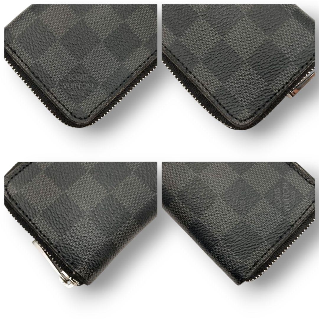 良品 ルイヴィトン ダミエグラフィット ジッピーパース 箱・袋付属