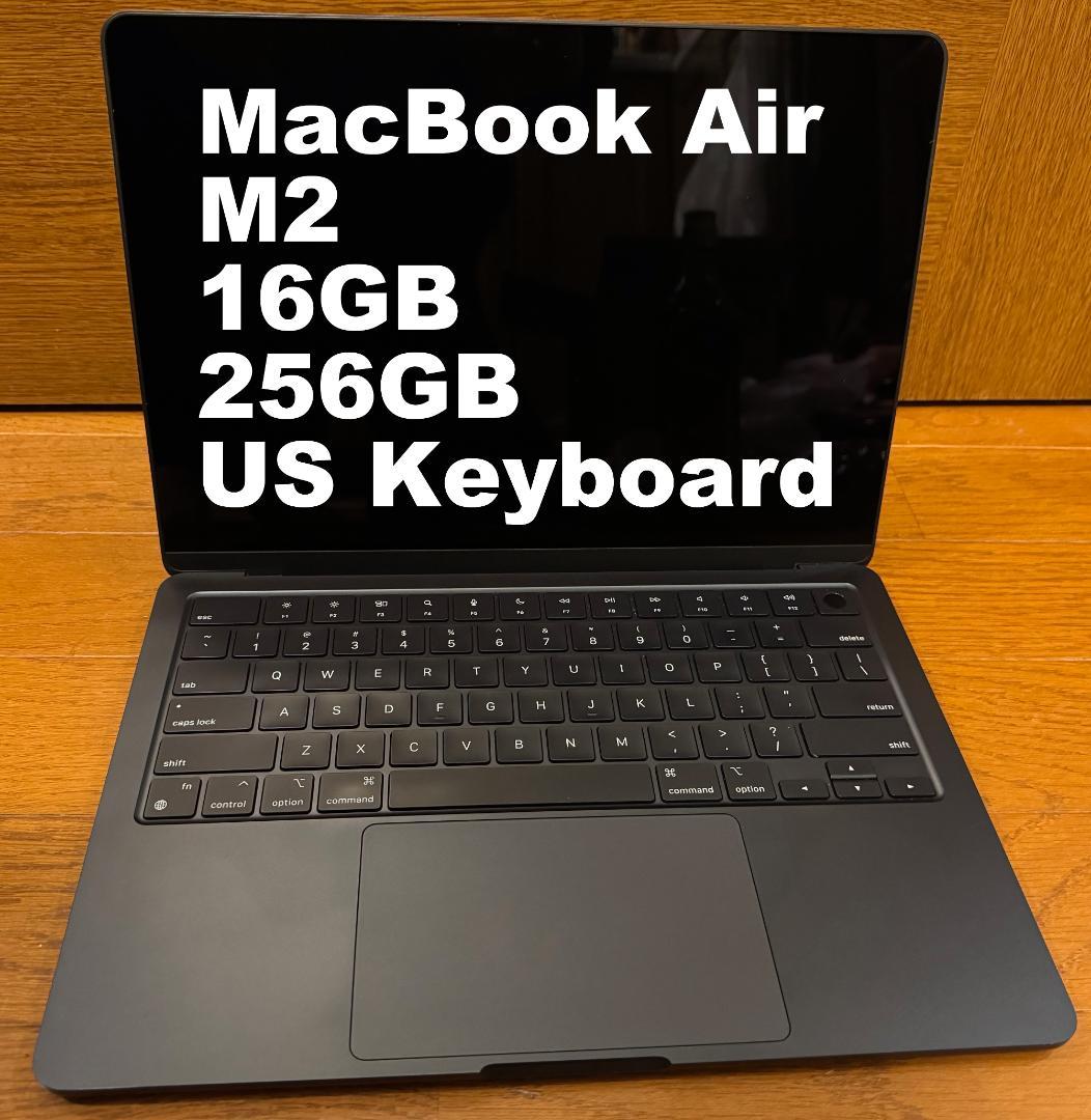 MacBookAir M2 16GB 256GB US ミッドナイト