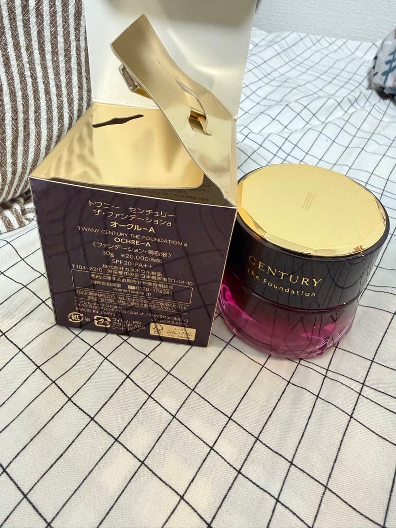 トワニー センチュリー ザ・ファンデーションa ピンクオークルA 30g