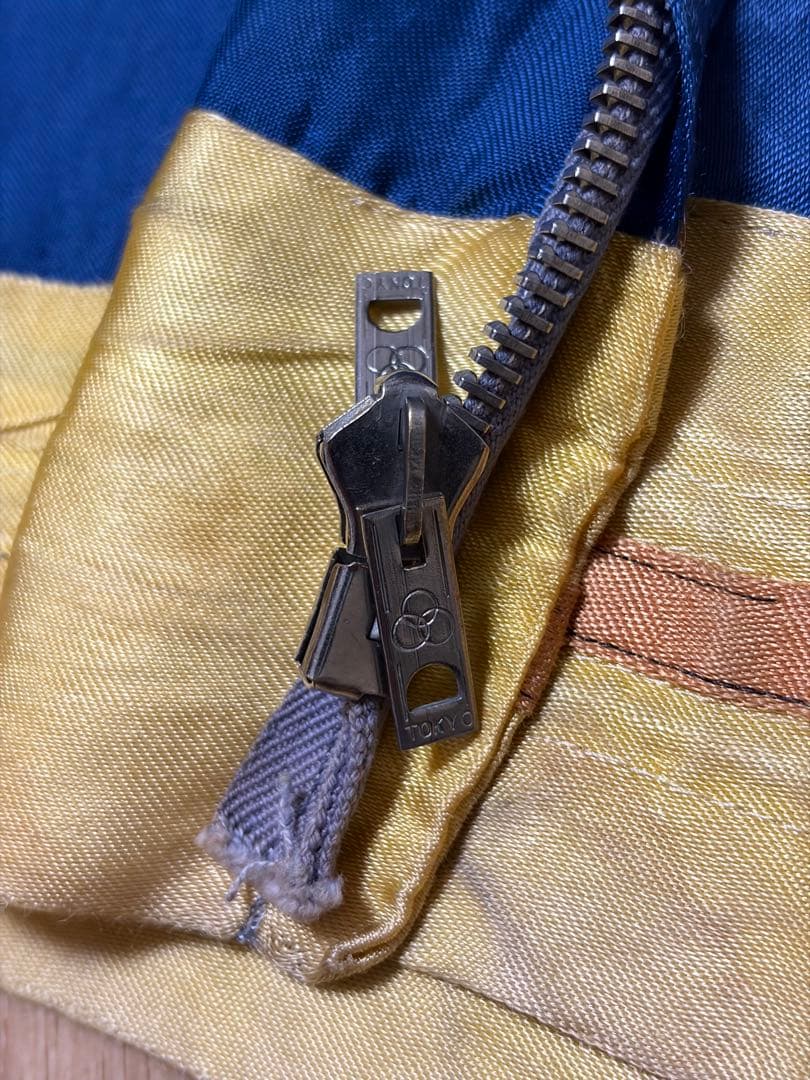 50s スカジャン スーベニア ヴィンテージ 古着 サンフェード 鬼フェード