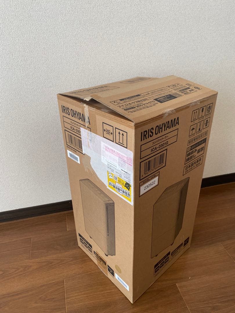 【ほぼ未使用品】アイリスオーヤマ ICA-0301G コンパクトクーラー