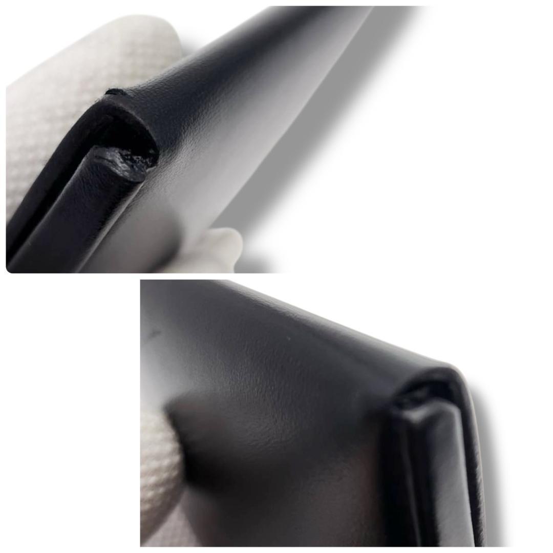 カルティエ ケース《マストドゥカルティエ》カーフレザー 黒 美品 未使用級