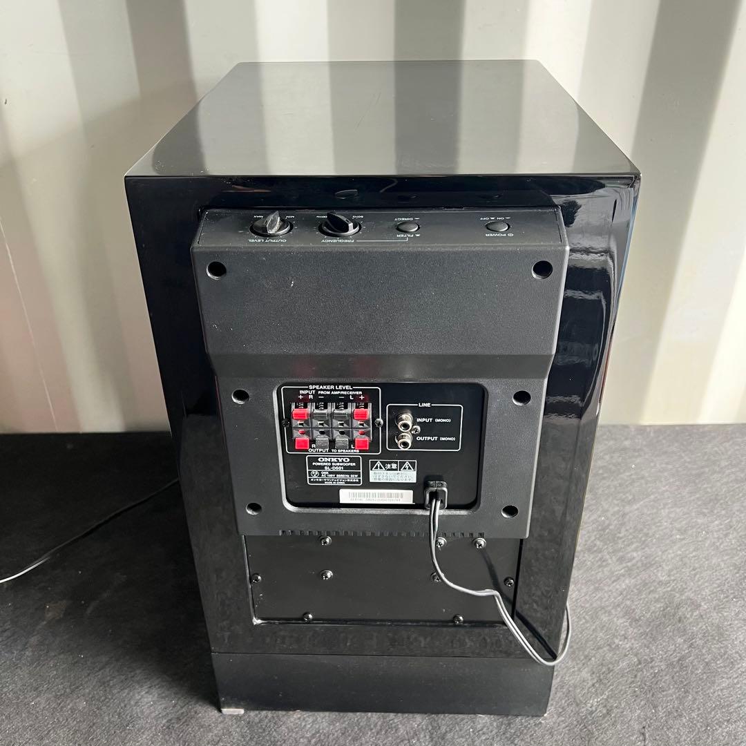 A79 良品✨　ONKYO アンプ内蔵サブウーファー　SL-D501
