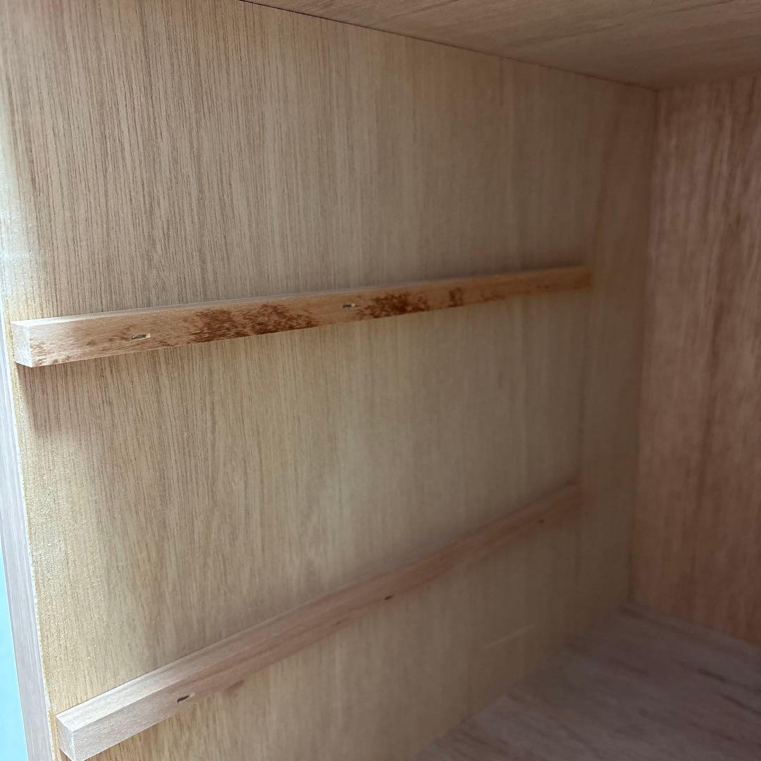 マルヨシ民芸家具　天然木　引き出しボックス　卓上収納 引き出し収納 三段