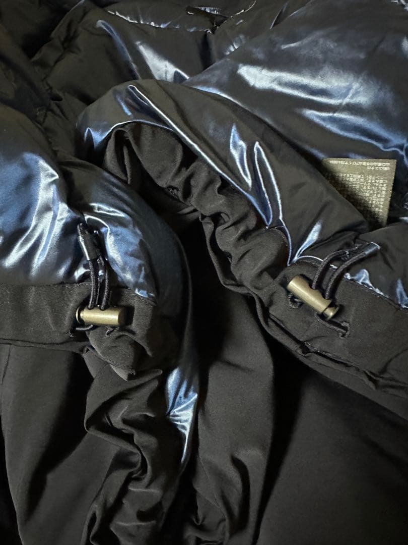 【美品】ユニクロ　ハイブリッド ダウンジャケット ネイビー　S