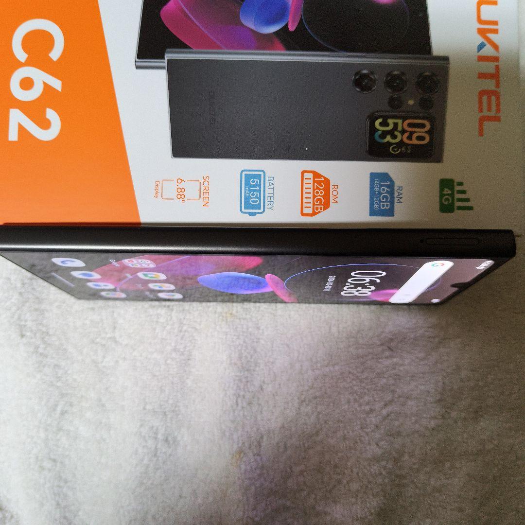 Oukitel スマートフォン 本体 ブラック