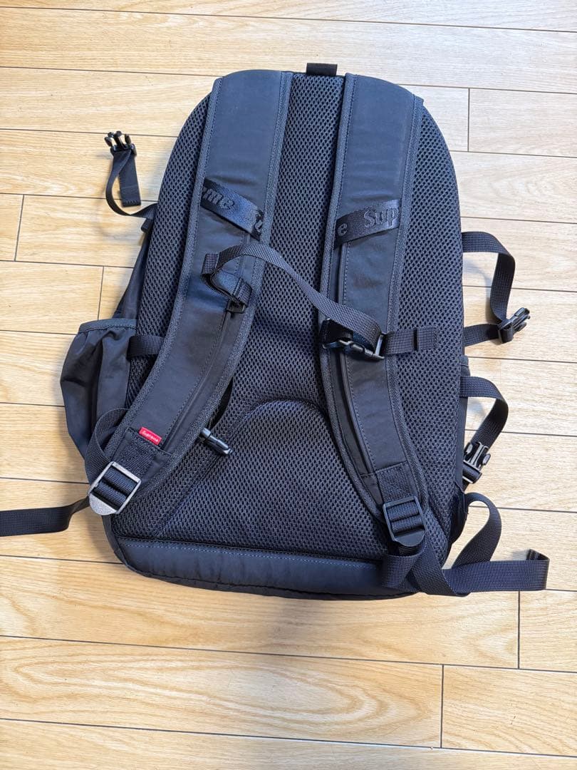 Supreme ブラック リュック・バック