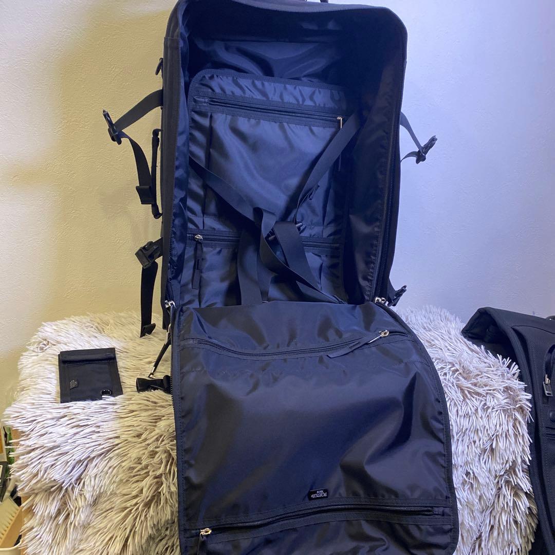 【希少】PORTER ポーター トリップ　ブラック キャリーバック 鍵付き