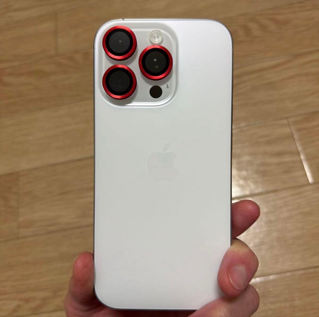 超美品 iPhone 16 pro ホワイトチタニウム 256gb 香港版