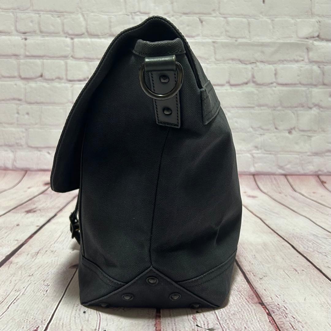 KICHIZO by ポータークラシック メンズ メッセンジャーバッグ 黒