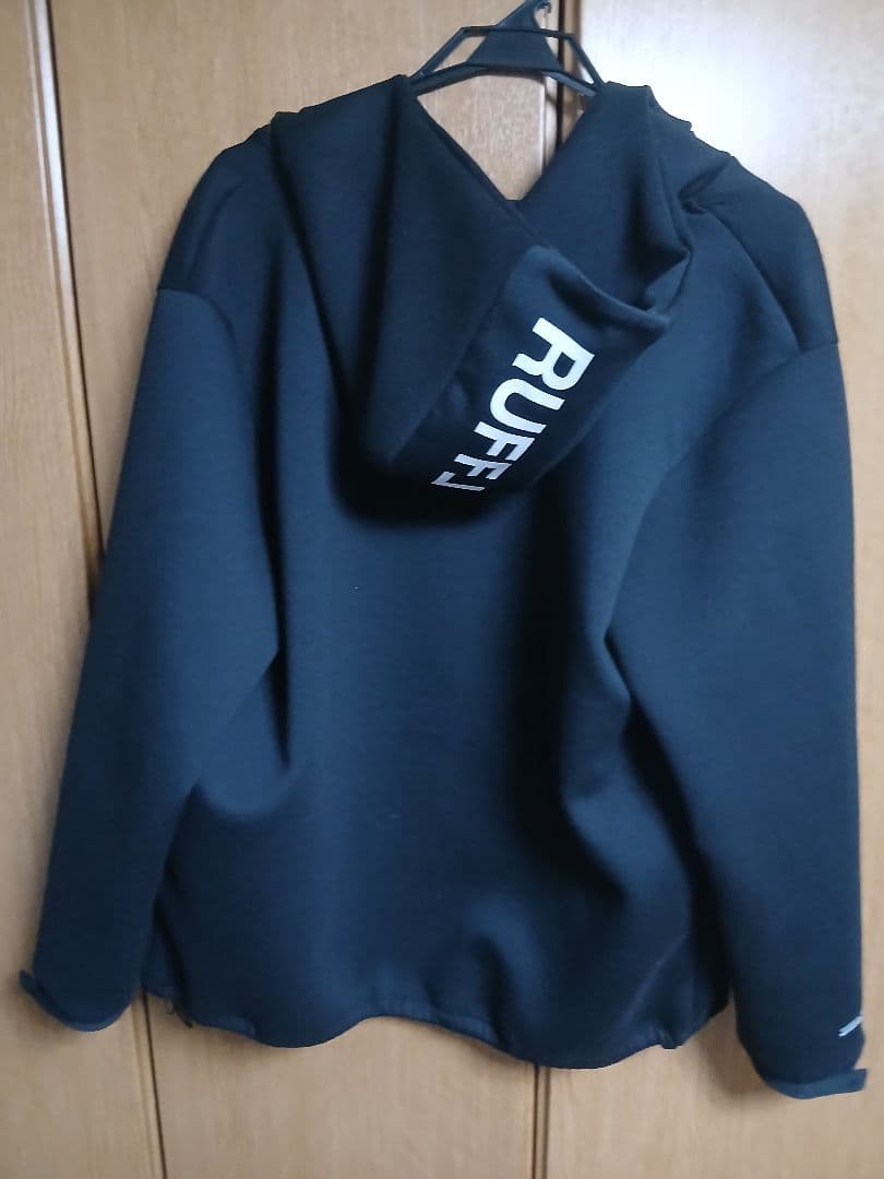 ト*オ様 RUFFLOG ラフロッグ　ブラック フルジップ パーカー RUFFロ