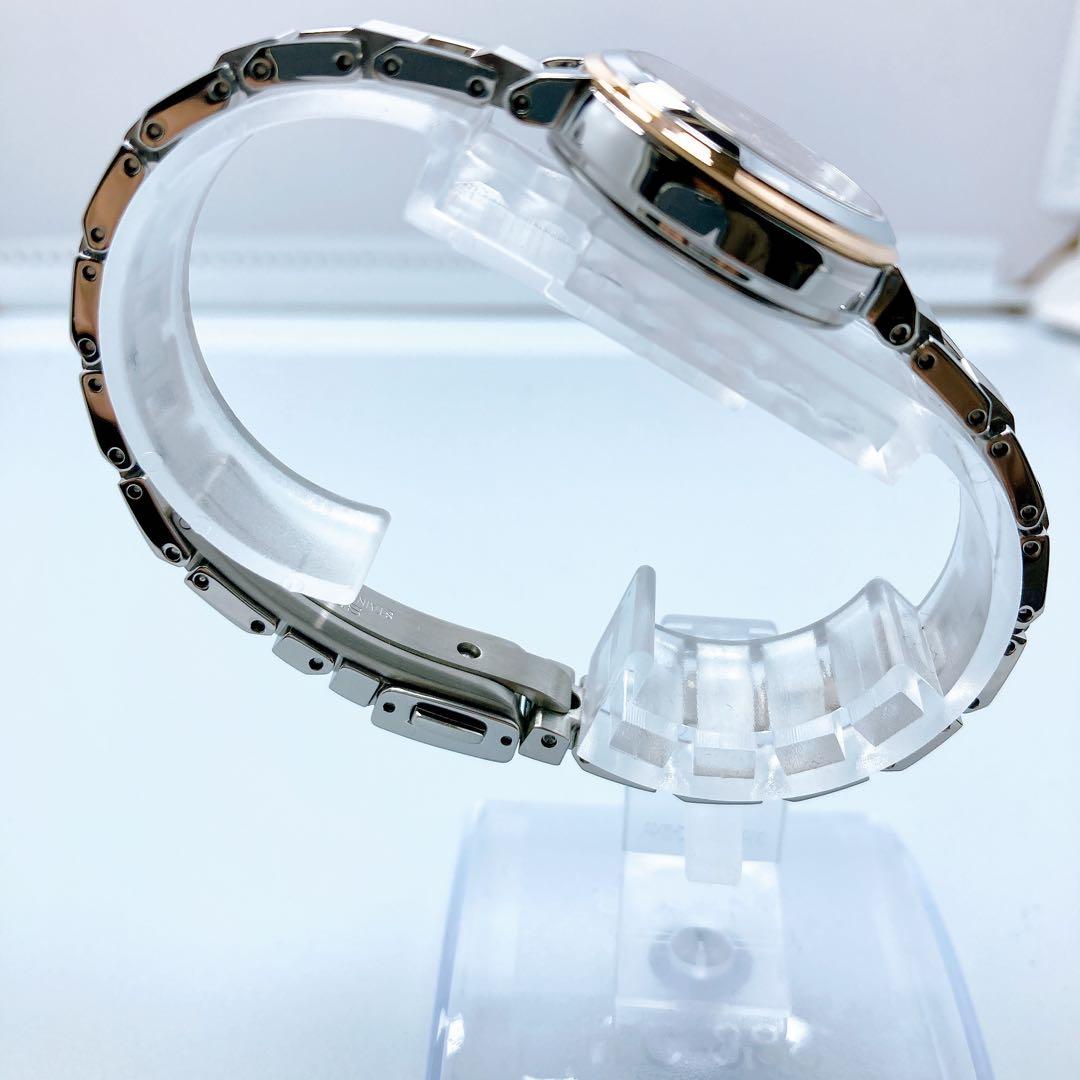 148【美品】セイコー　ルキア　SSVW234 ダイヤ　レディース　腕時計