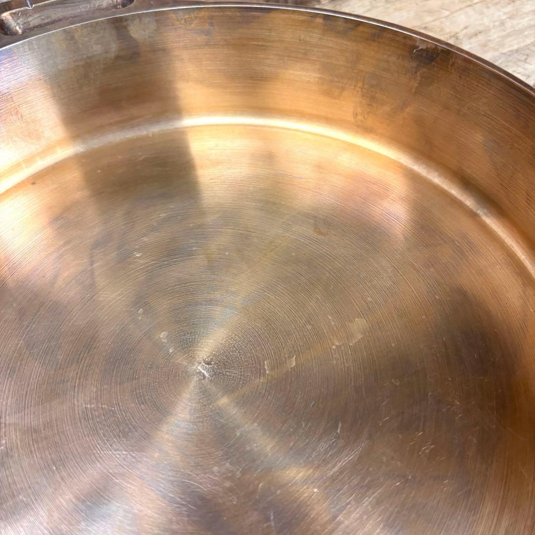 未使用品 在銘 砲金鍋 すき焼き鍋 天ぷら鍋