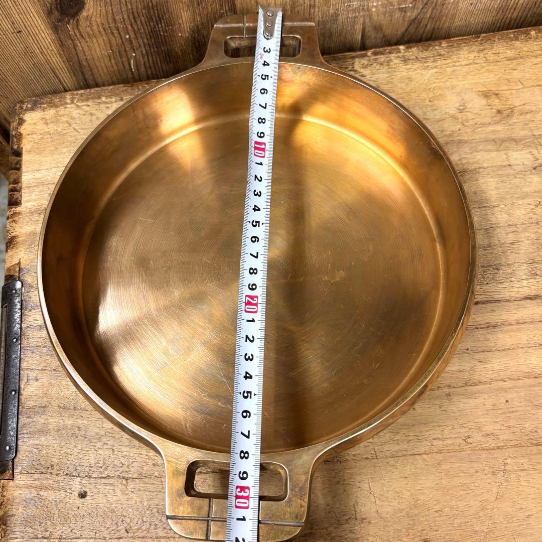 未使用品 在銘 砲金鍋 すき焼き鍋 天ぷら鍋