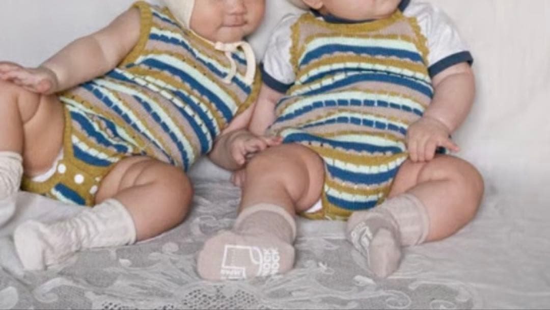 ロンパース・カバーオール &pal Openworkknittingsleevelessrompers