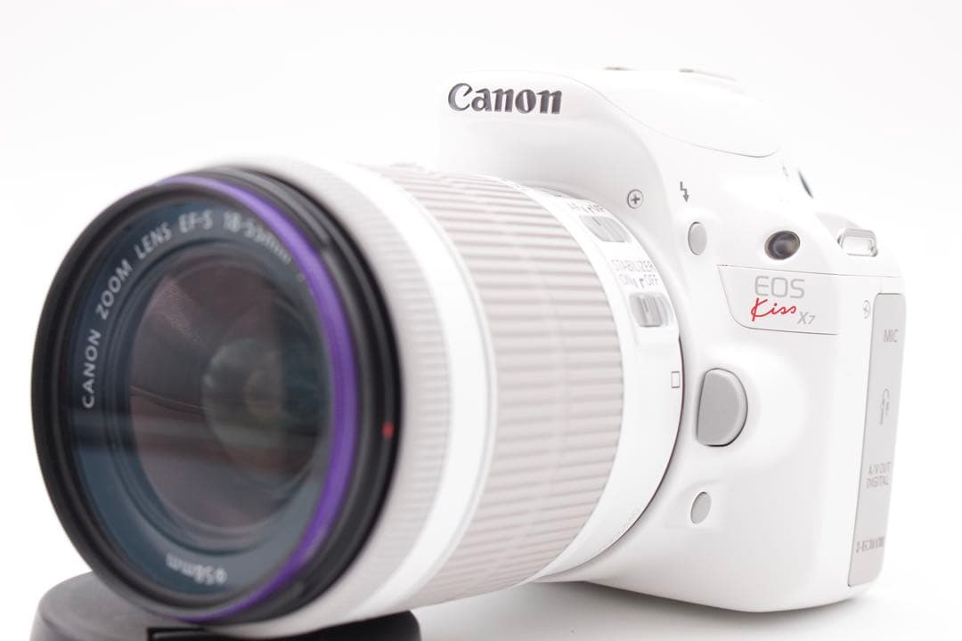Canon EOS Kiss X7 ホワイトボディ　スマホに送れる一眼レフ　美品