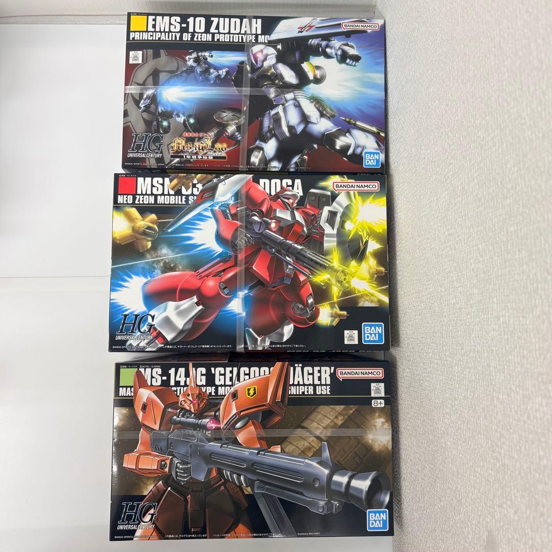 は*ん様 HGガンプラ まとめ売り ヤクト・ドーガ ザクⅠ ヅダ ギラ・ドーガ