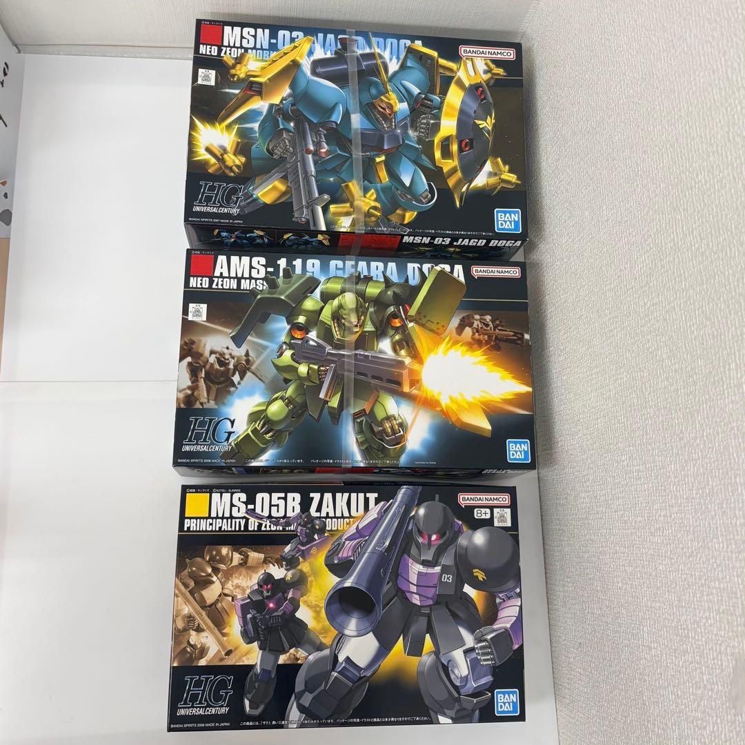 は*ん様 HGガンプラ まとめ売り ヤクト・ドーガ ザクⅠ ヅダ ギラ・ドーガ