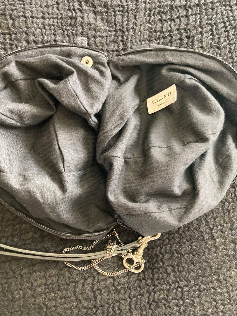 貴重【BLESS N°27/ブレス】　 チェーン付きサッカーボールバッグ