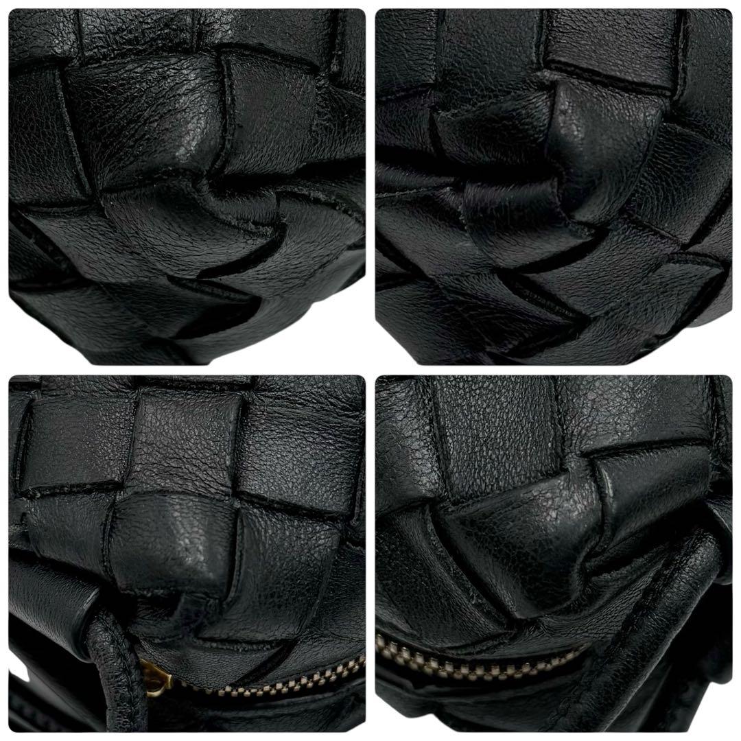 6164 美品 ボッテガヴェネタ ミニループ イントレチャート ショルダーバッグ