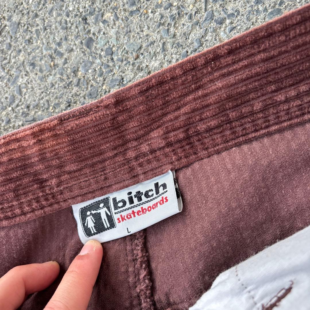 初期ロゴ90s vintage bitch skateboard denim