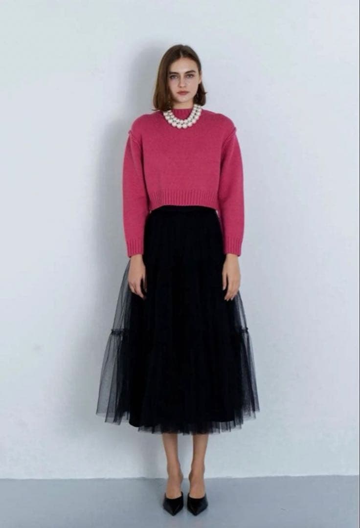 本日消去‼️24時迄限定価格‼️sheller シェリエ 長袖ニット PINK