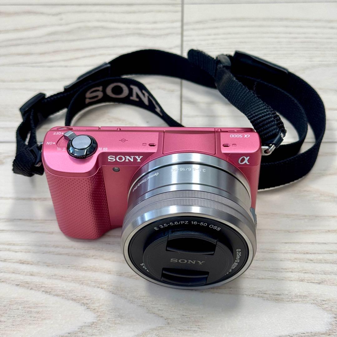 α5000 ILCE-5000 パワーズームレンズキット ピンク