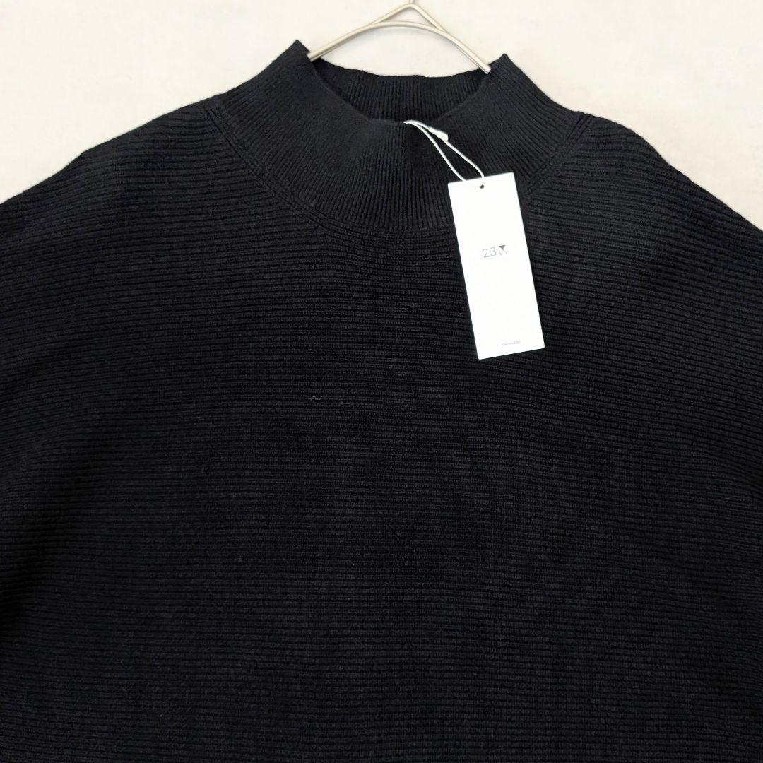 未使用★23区 サイズ46 レイヤードコンビニット 洗える 大きい