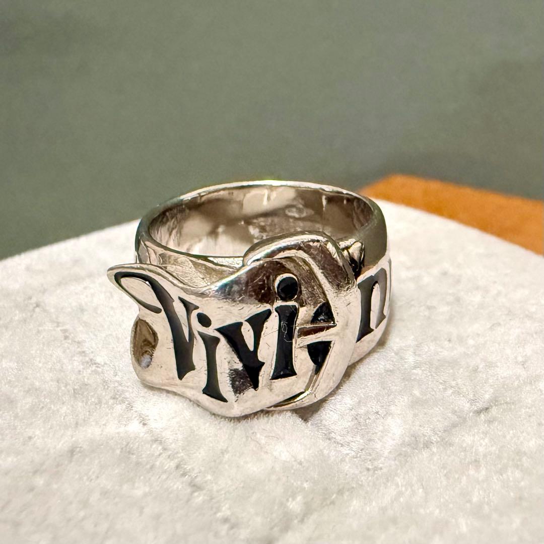 お箱類込/現行/正規美品 Vivienne Westwood ベルトリング M