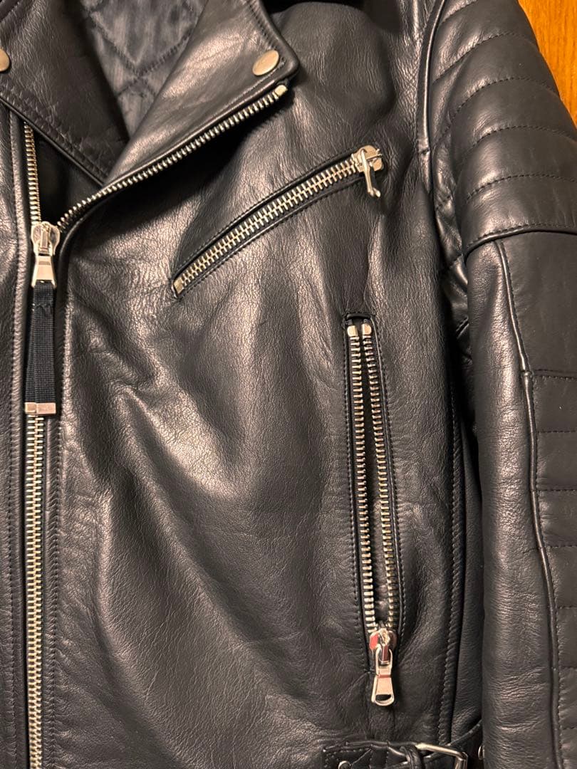 DIESEL BLACK GOLD ダブルライダースジャケット 48サイズ