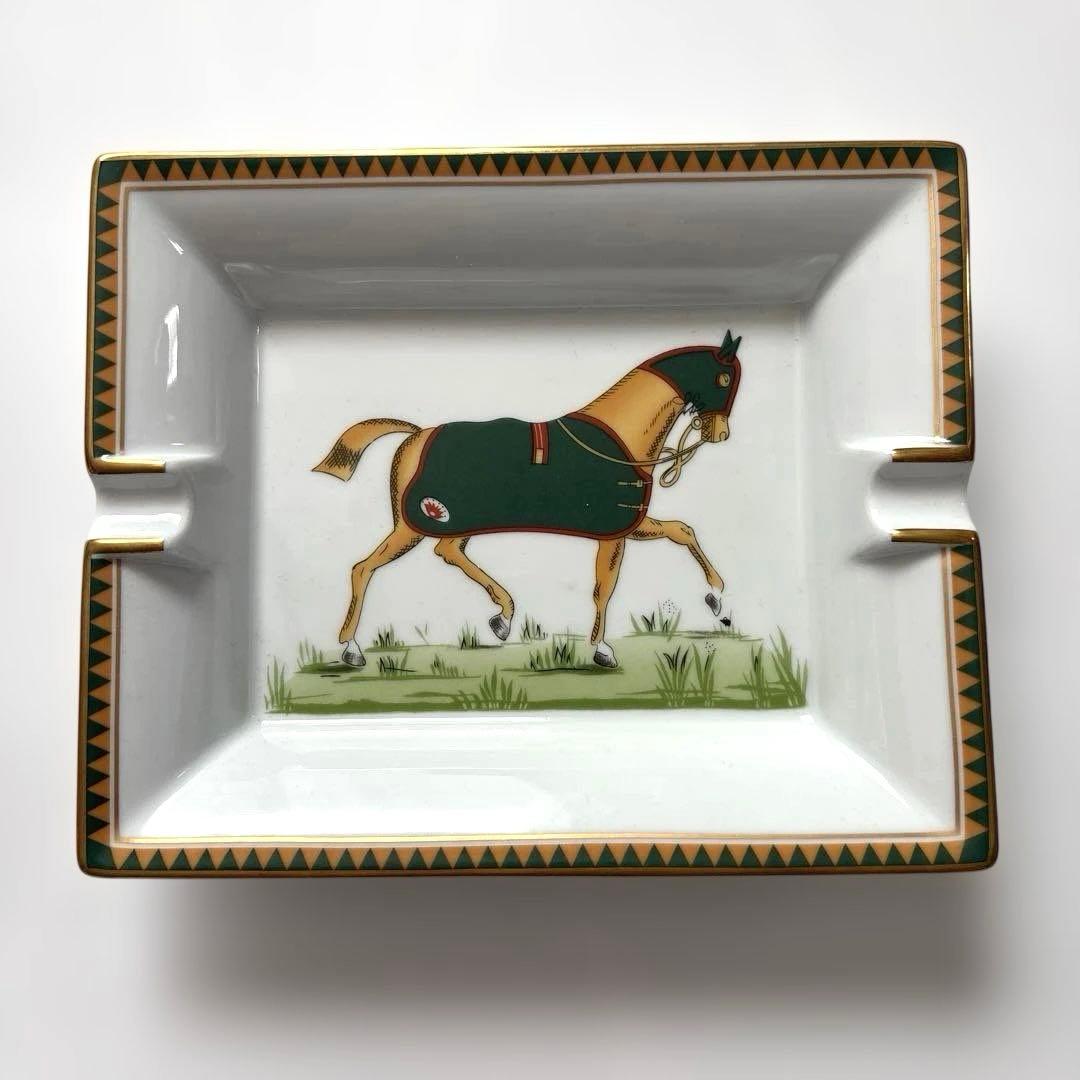 HERMES☆エルメス馬柄アッシュトレイ灰皿/小物入れ